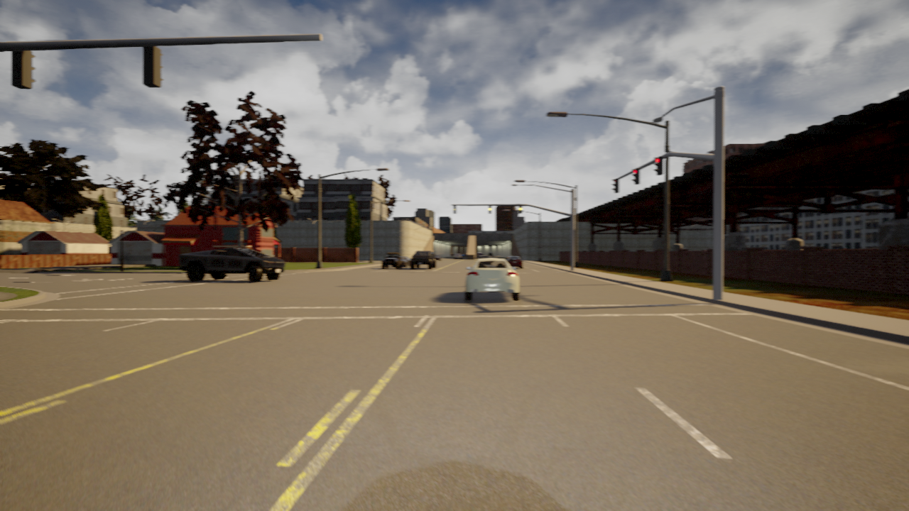 Sample image from a CARLA simulated scenario